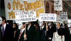 Přehled protestů v ČR: Brno 1996 (anglicky)